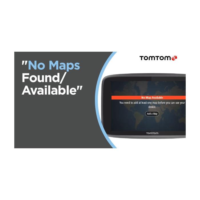 TomTom No Map Found Repair Service